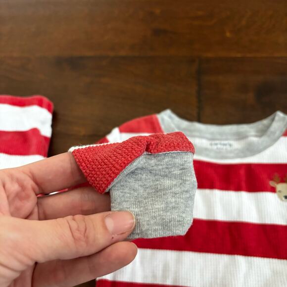 Carters Pajamas Boys size 4 / 4A winter Christmas - Picture 7 of 10